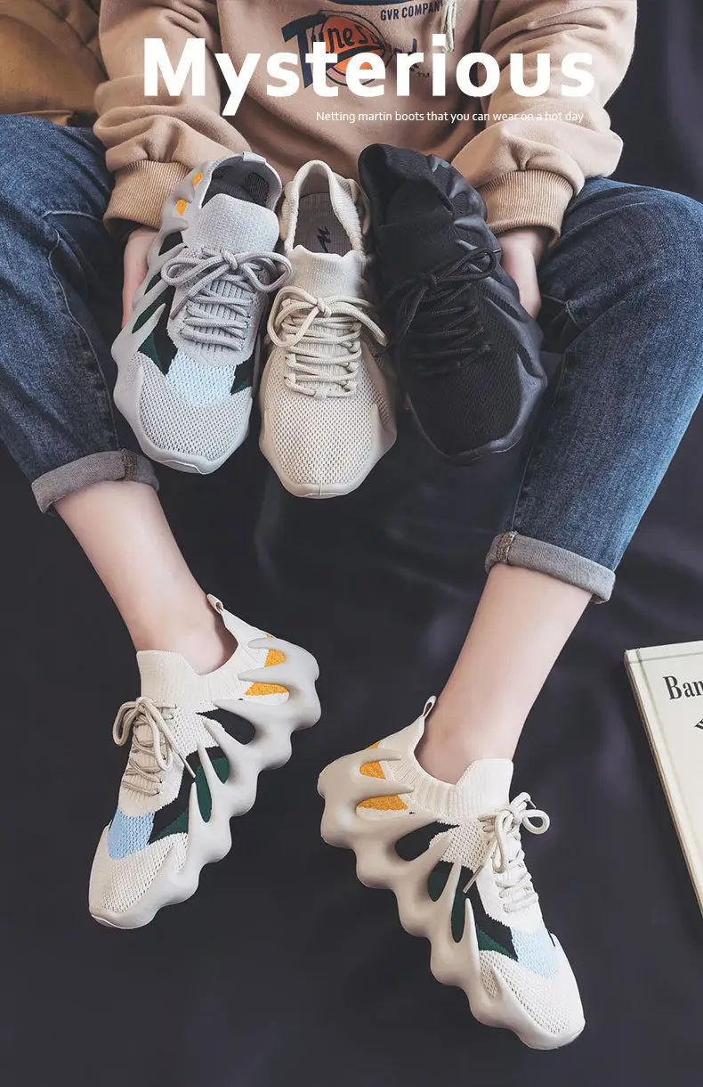 Women's Mesh Sneakers White Blue Green New Style — feature 1