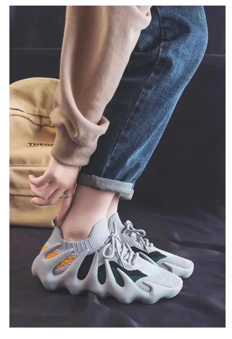 Women's Mesh Sneakers White Blue Green New Style — feature 12