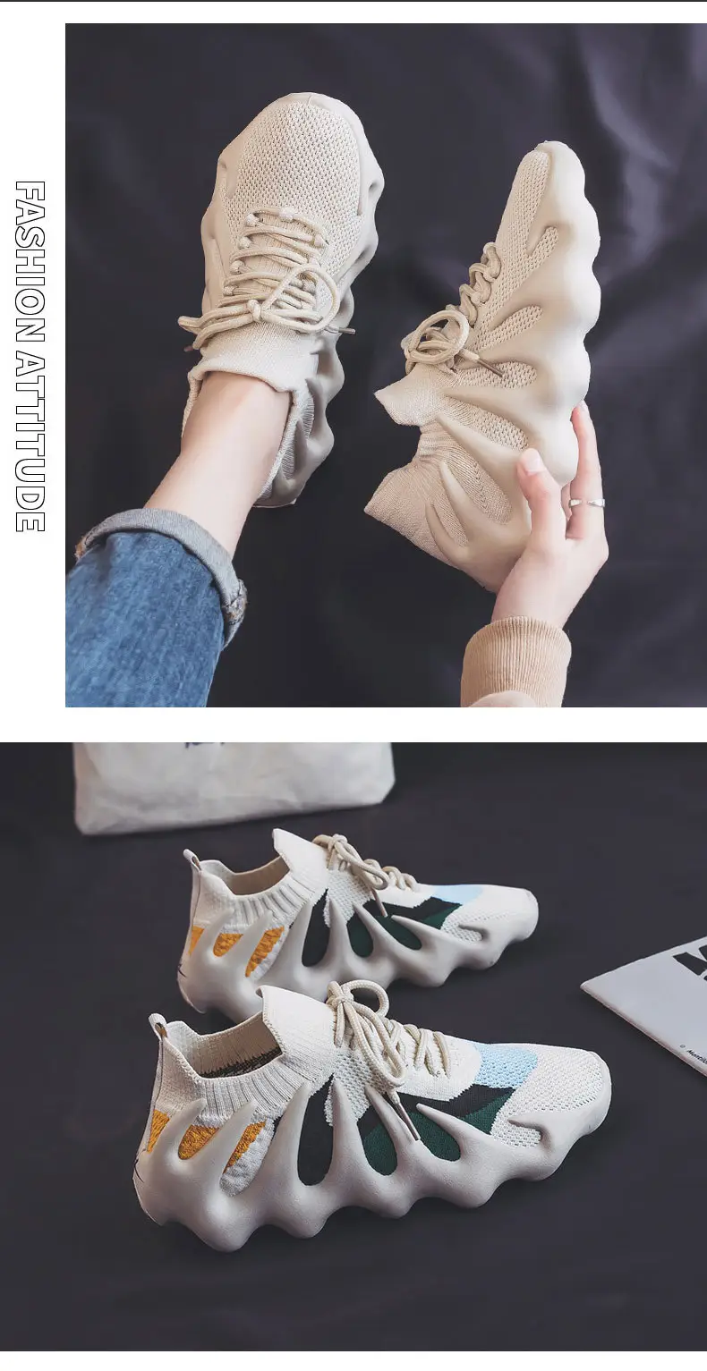 Women's Mesh Sneakers White Blue Green New Style — feature 13