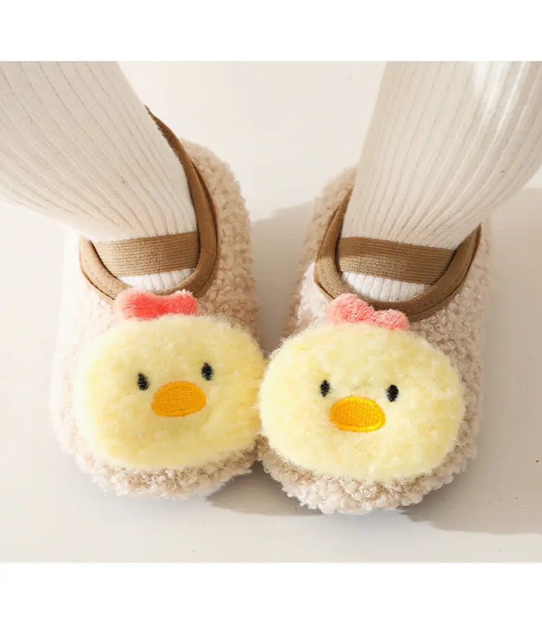 Cute Cartoon Baby Floor Shoes Cotton Autumn Winter — feature 11