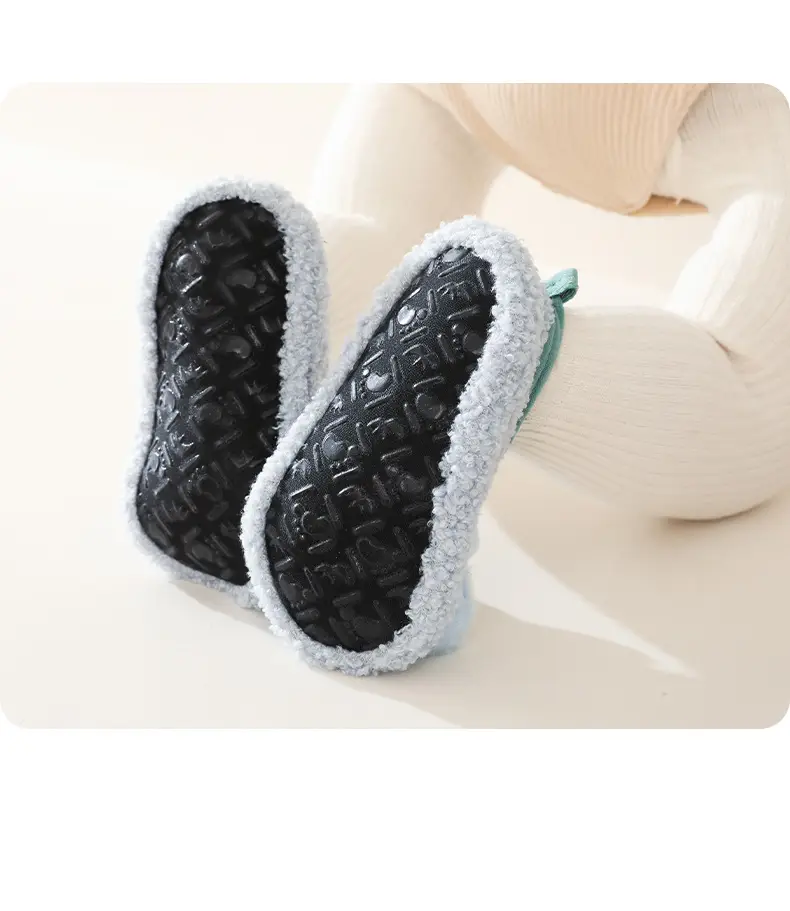 Cute Cartoon Baby Floor Shoes Cotton Autumn Winter — feature 14