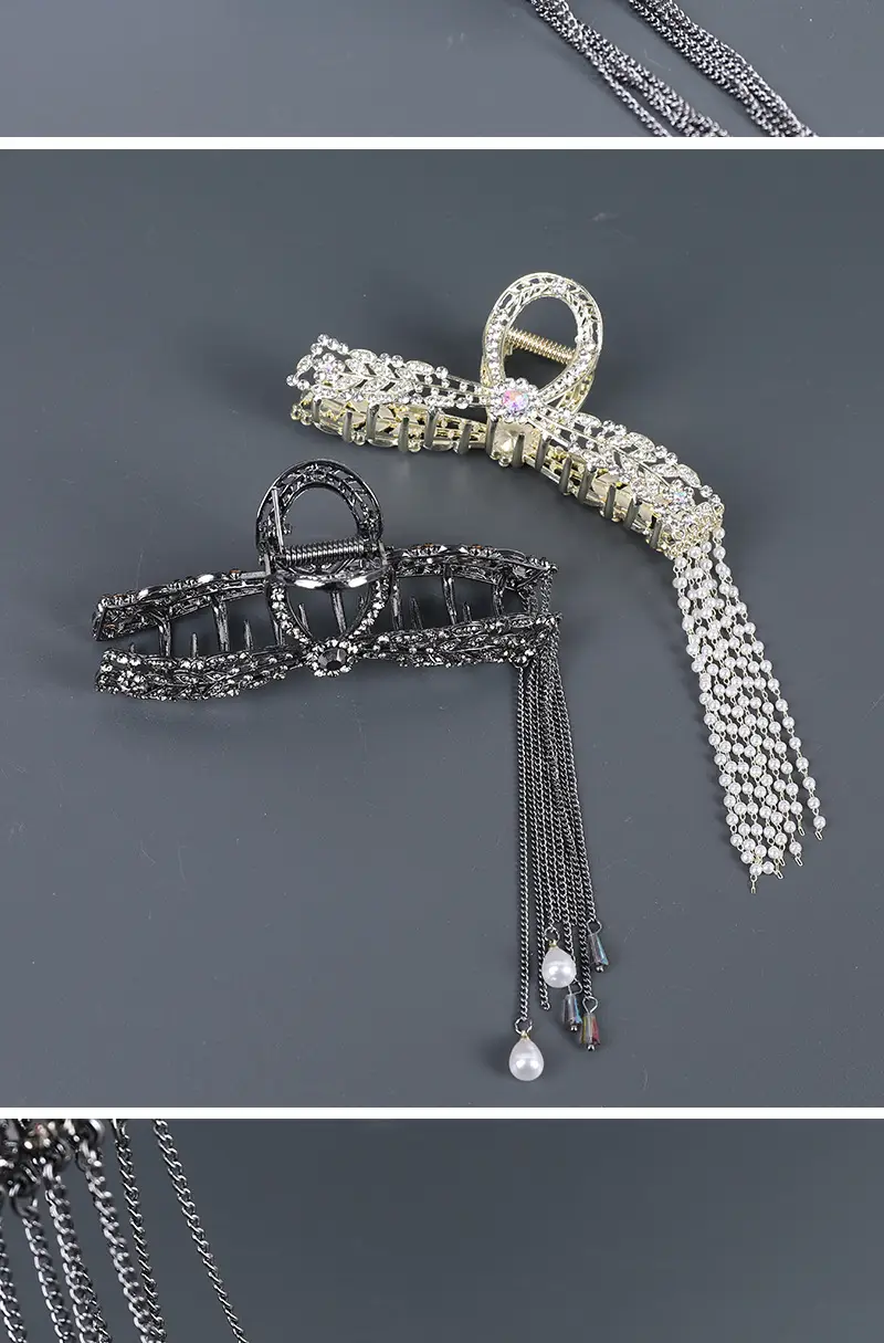 Large Rhinestone Hair Clip for Thick Hair Women — feature 6