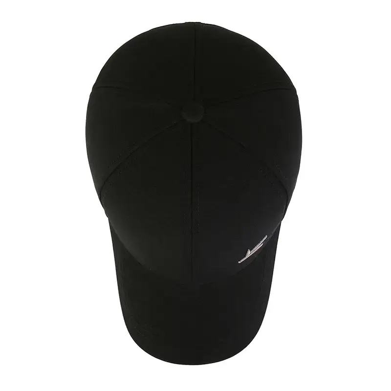 Men's Black Baseball Cap with Logo for Winter Use - Image 6