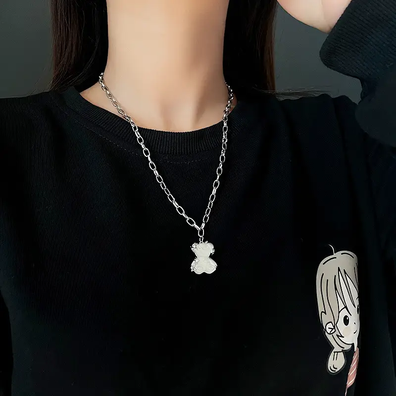 Jelly Bear Chain Necklace