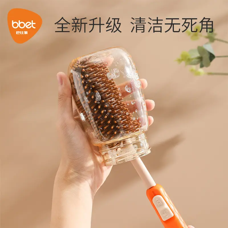 Silicone Bottle Brush for Baby Nipples Cleaning Brush Set - Image 8