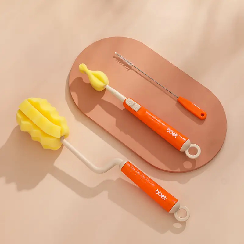 Silicone Bottle Brush for Baby Nipples Cleaning Brush Set - Image 5