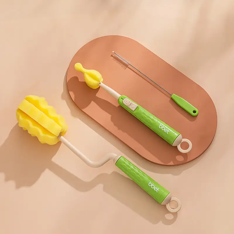 Silicone Bottle Brush for Baby Nipples Cleaning Brush Set - Image 6