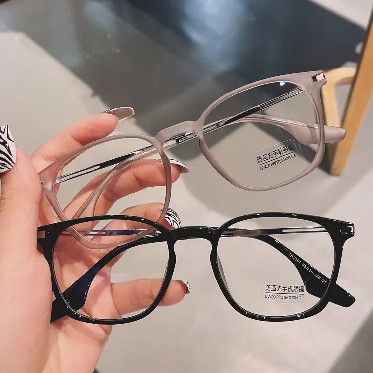 TR2167 New Style Glasses Frame Black Slim Myopia - Image 5