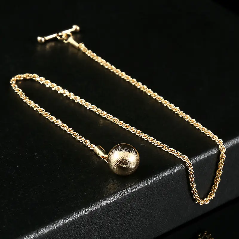 Gold Chain Brooch for Men Wedding Dress Elegant Accessories — feature 4