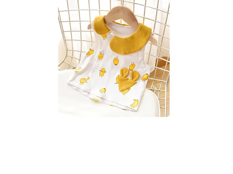 Baby Cotton Vest with Heart Print Spring Autumn Wear — feature 11