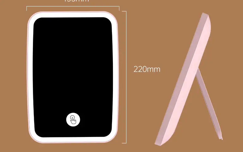 USB Rechargeable LED Makeup Mirror with Lamp — feature 16