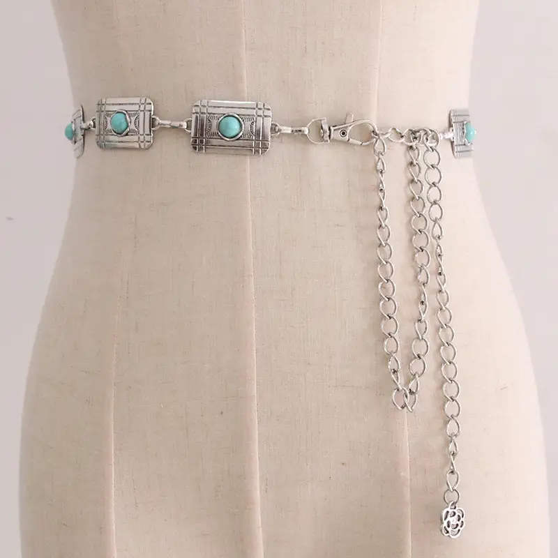 Golden Agate Stone Waist Chain for Women - Image 2