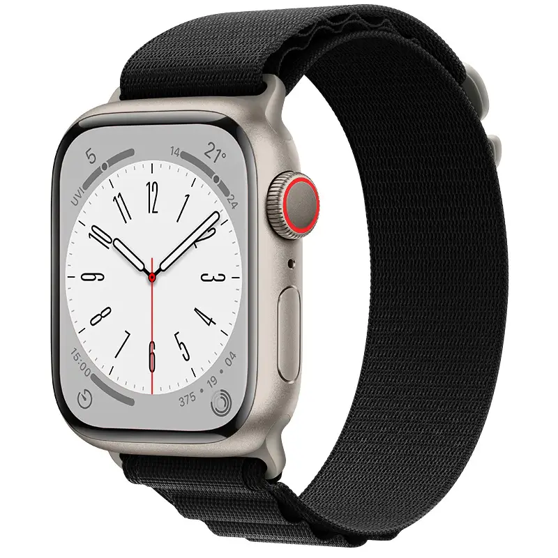 Pink Nylon Watch Strap for Apple Watch Ultra 8 - Image 2
