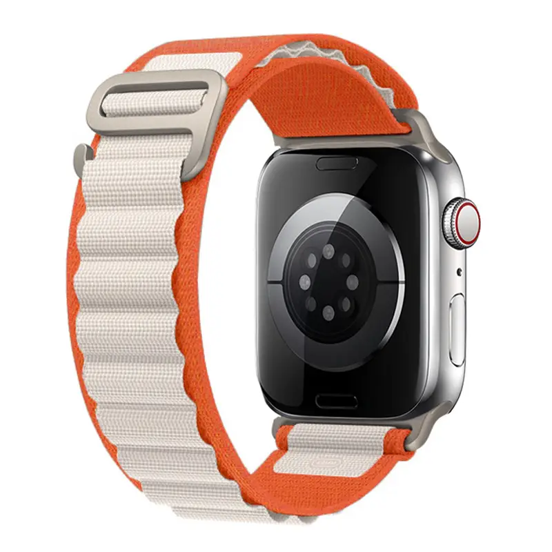 Pink Nylon Watch Strap for Apple Watch Ultra 8 - Image 8