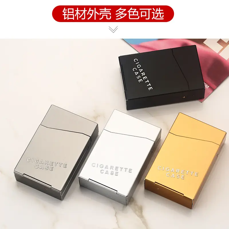 Dinghao Cigarette Box Blue Aluminum 200g Men's - Image 9