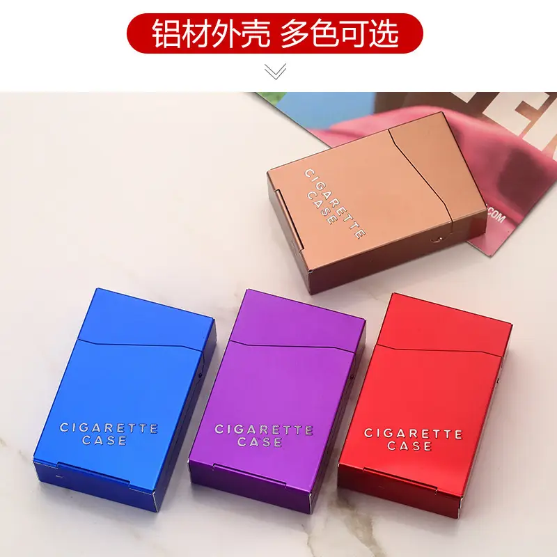Dinghao Cigarette Box Blue Aluminum 200g Men's - Image 10