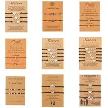 Best Bitches Card Bracelets Set of 2 European American Stainless Steel Love — feature 1