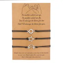 Best Bitches Card Bracelets Set of 2 European American Stainless Steel Love — feature 17