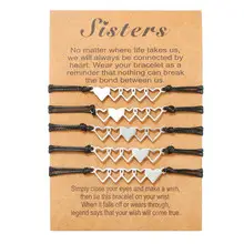 Best Bitches Card Bracelets Set of 2 European American Stainless Steel Love — feature 31