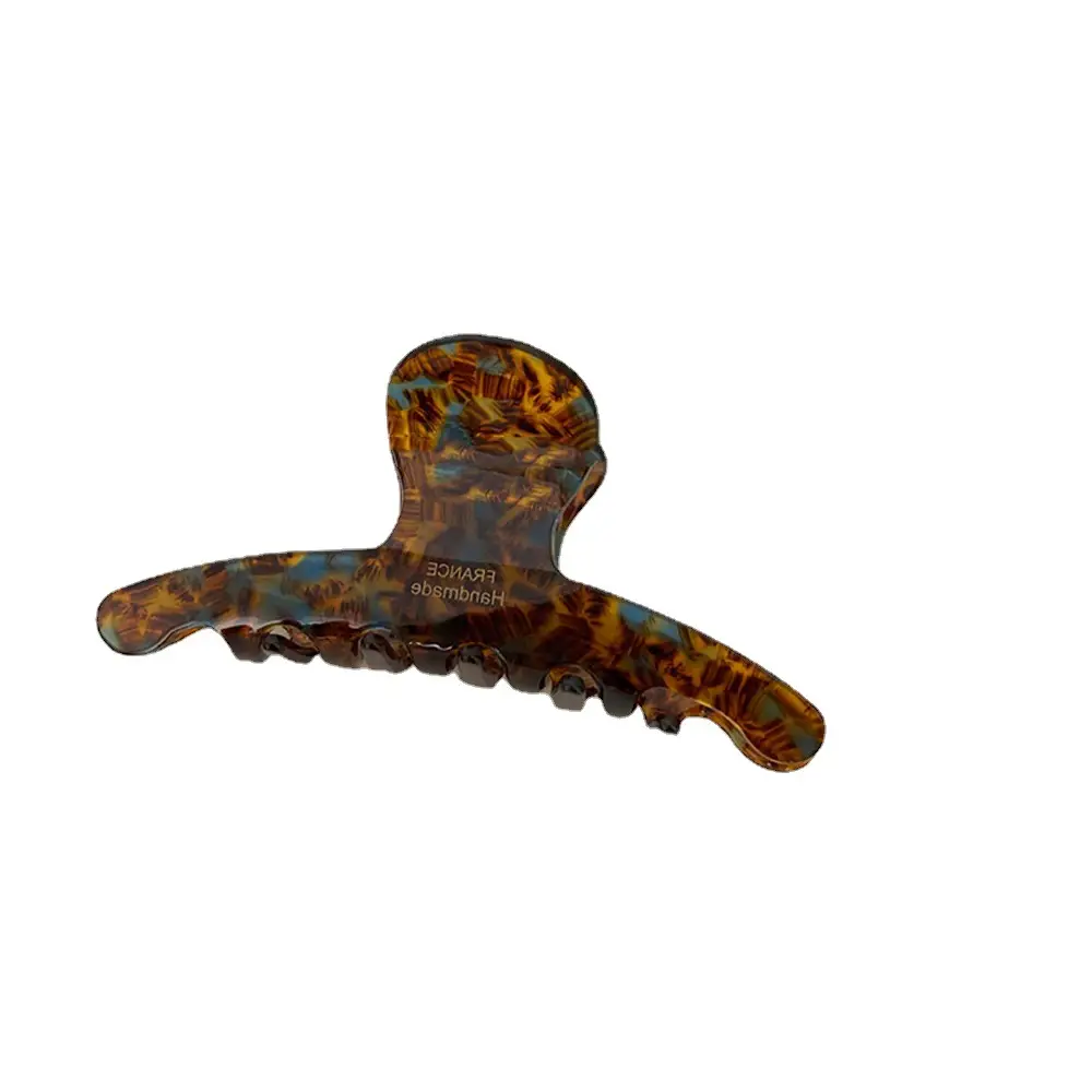 Korean Style Hair Clip Brown Shark Clip - Image 6
