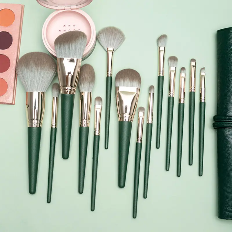 14 green cloud bare brush