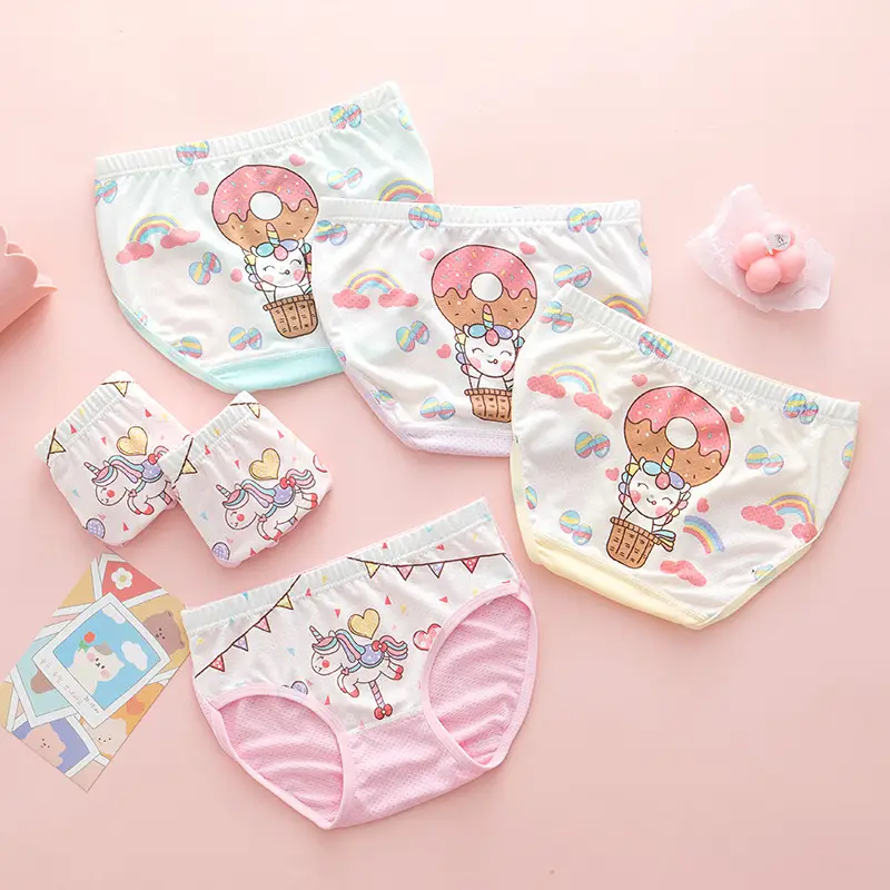Girls Cute Underwear Modal Mesh Small Size Treasure Design - Image 18
