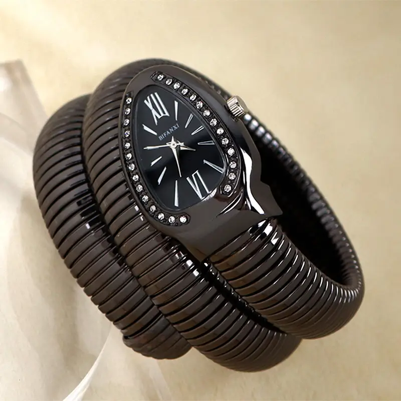 BIFANXI cross-border snake watch ladies fashion bracelet watch creative quartz watch personalized bracelet watch wholesale