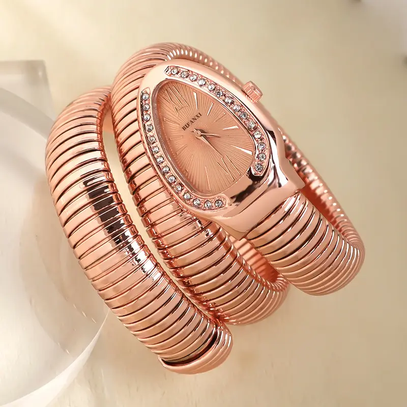 BIFANXI cross-border snake watch ladies fashion bracelet watch creative quartz watch personalized bracelet watch wholesale