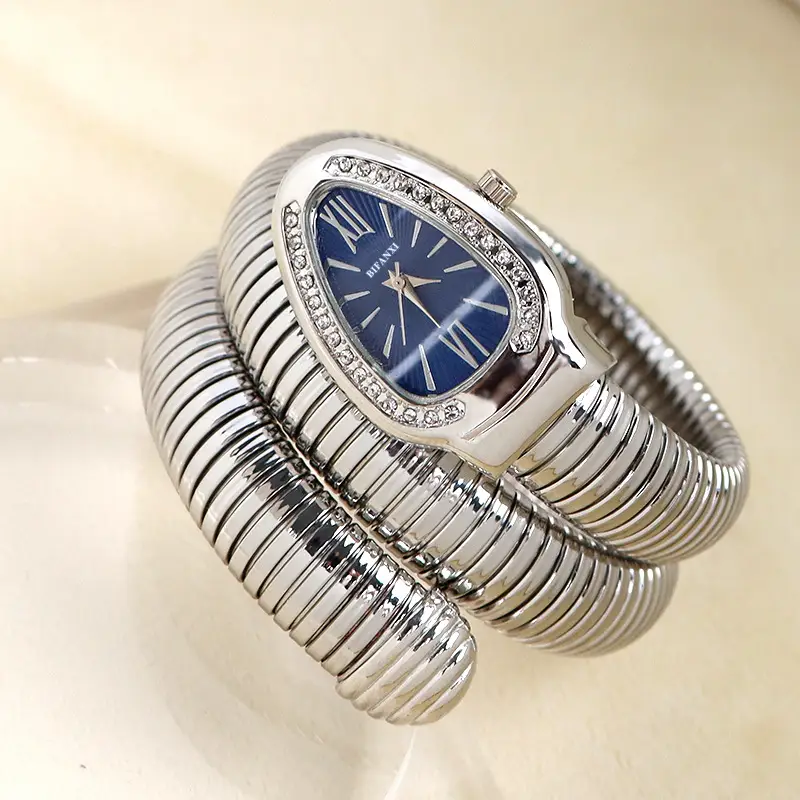 BIFANXI cross-border snake watch ladies fashion bracelet watch creative quartz watch personalized bracelet watch wholesale