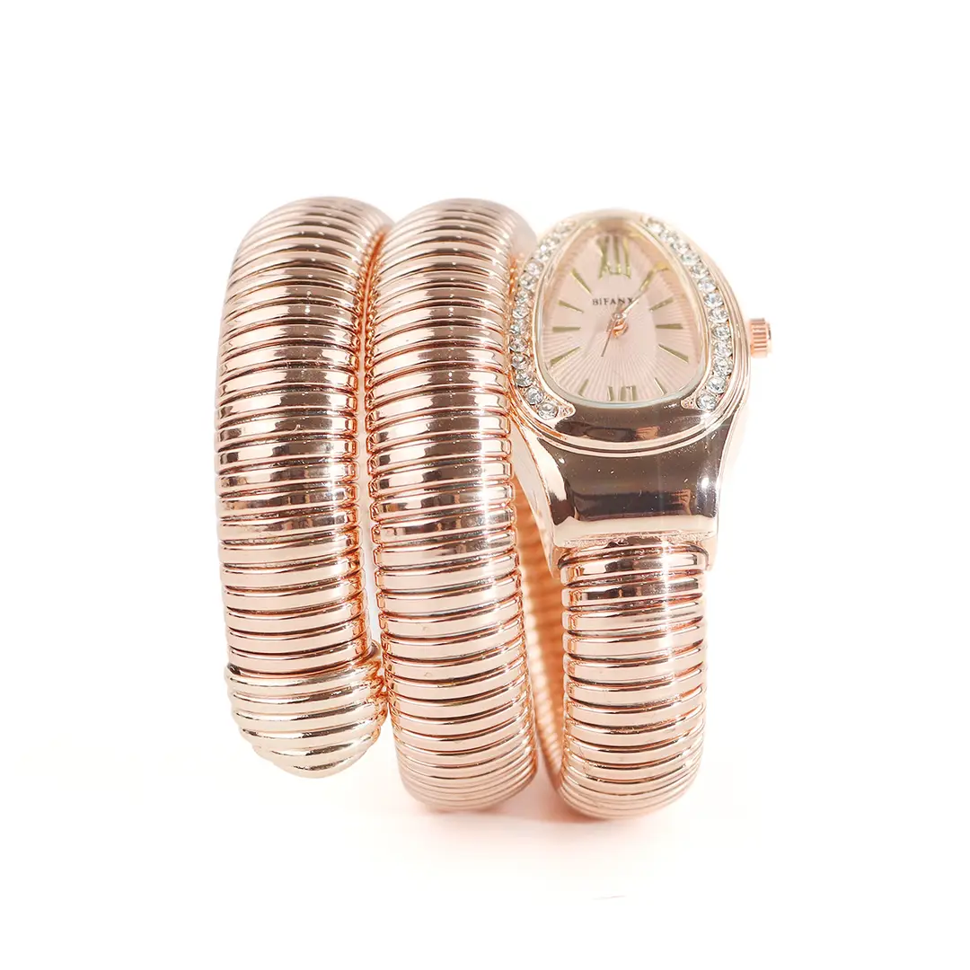 BIFANXI cross-border snake watch ladies fashion bracelet watch creative quartz watch personalized bracelet watch wholesale
