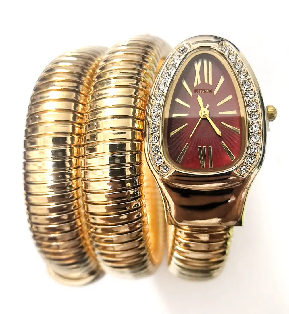 BIFANXI cross-border snake watch ladies fashion bracelet watch creative quartz watch personalized bracelet watch wholesale