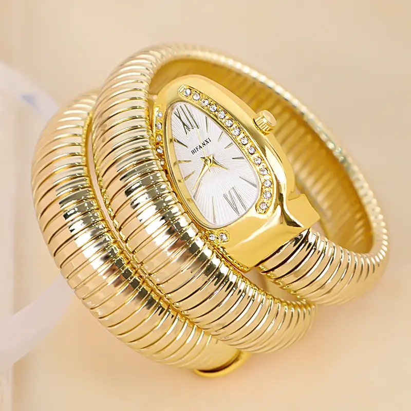 BIFANXI cross-border snake watch ladies fashion bracelet watch creative quartz watch personalized bracelet watch wholesale