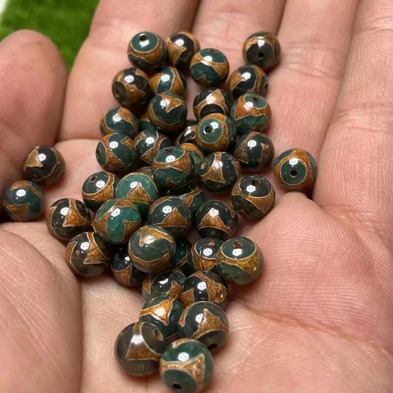 8mm Tiger Tooth Bodhi Buddha Beads for Jewelry - Image 3