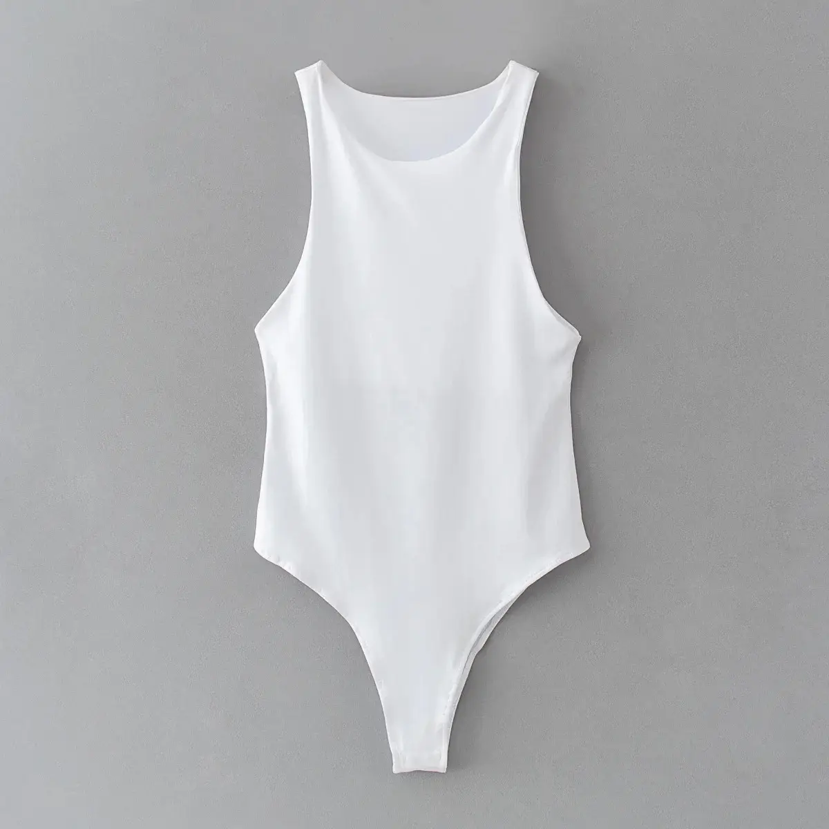 Women's Sleeveless Tight Jumpsuit Beige Summer - Image 11