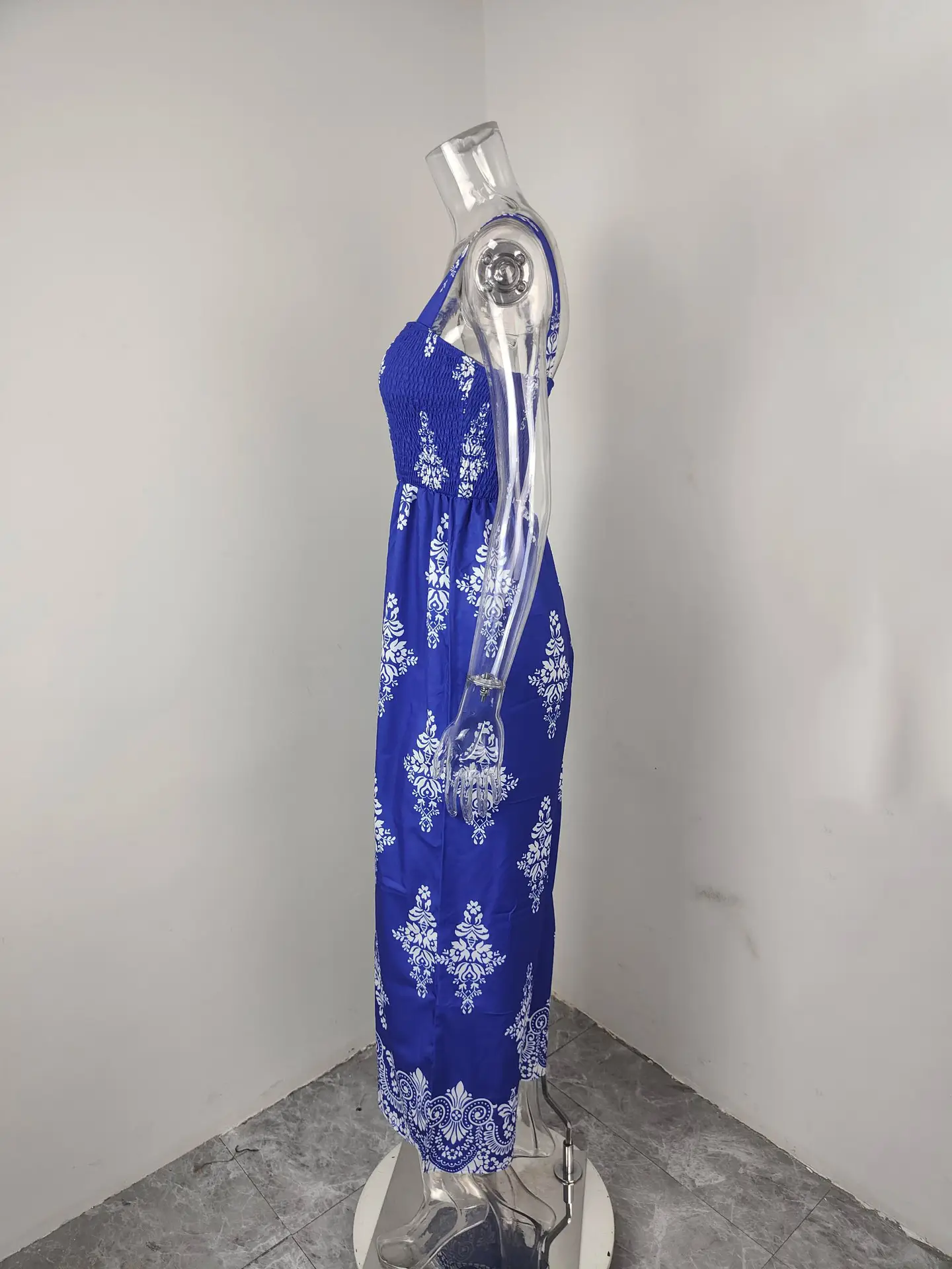 2026 Printed French Dress for Women with Red Paisley Design — feature 47