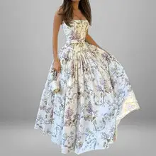 2026 Printed French Dress for Women with Red Paisley Design — feature 9