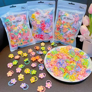 Super Elasticity Rainbow Hair Ring Candy Towel Ring — feature 21