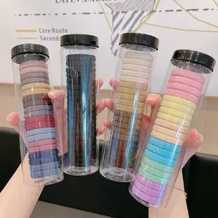 Super Elasticity Rainbow Hair Ring Candy Towel Ring — feature 3