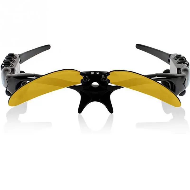 Smart Polarized Sunglasses with Bluetooth Headphones Black - Image 11