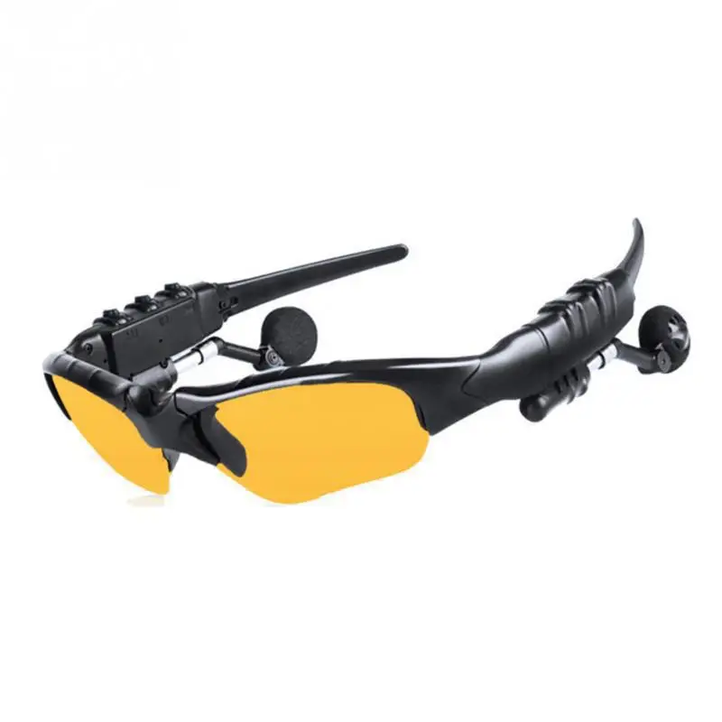 Smart Polarized Sunglasses with Bluetooth Headphones Black - Image 5