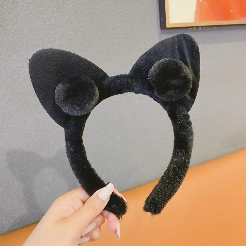 Cute Bunny Ear Hair Clip Face Washing Headband Women's Hair Accessory 2026