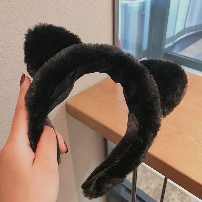 Cute Bunny Ear Hair Clip Face Washing Headband Women's Hair Accessory 2026
