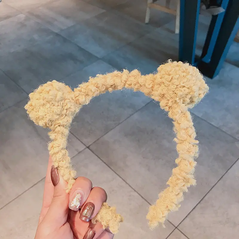 Cute Bunny Ear Hair Clip Face Washing Headband Women's Hair Accessory 2026