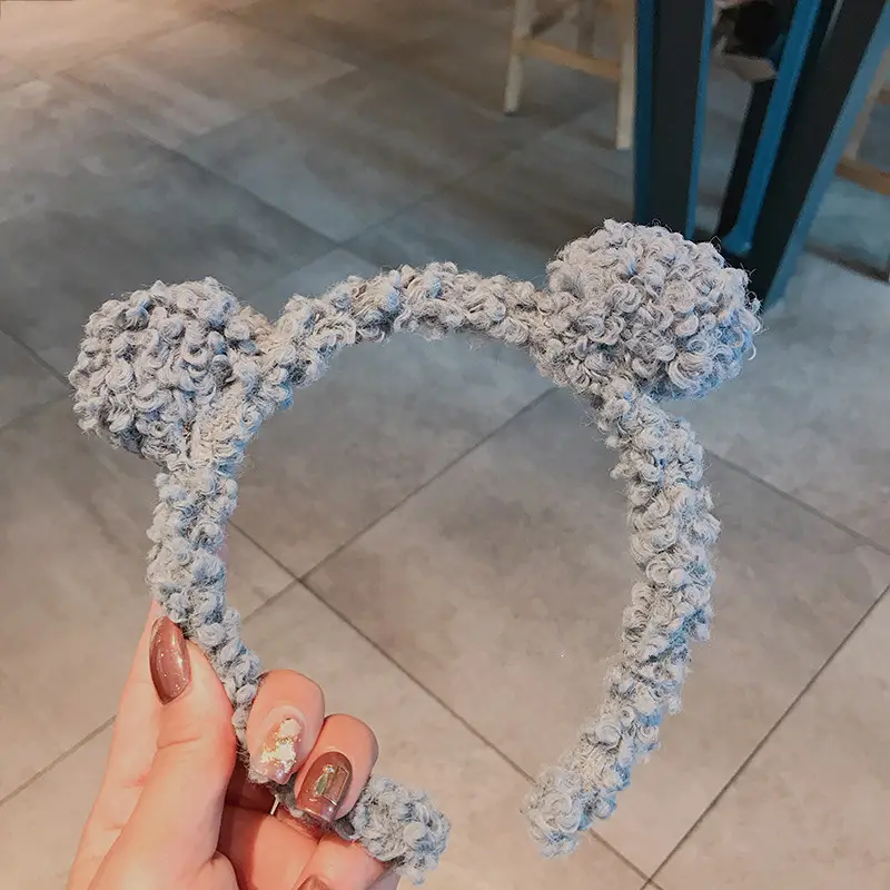 Cute Bunny Ear Hair Clip Face Washing Headband Women's Hair Accessory 2026