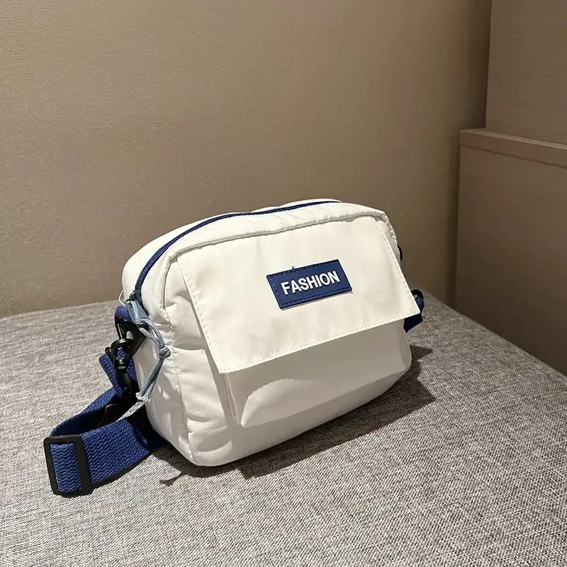 Men's Fashion Messenger Bags Blue Black White