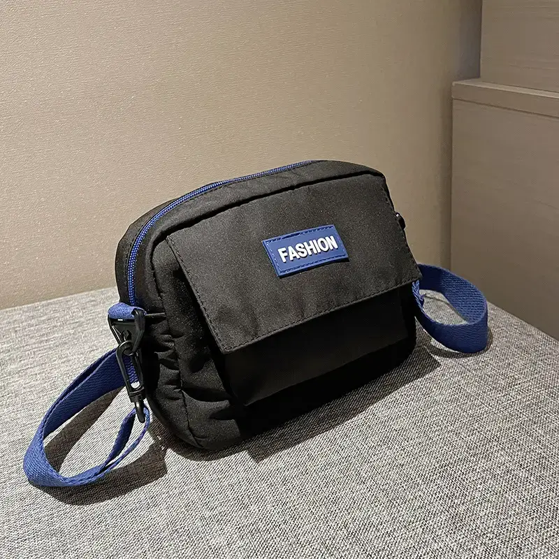 Men's Fashion Messenger Bags Blue Black White
