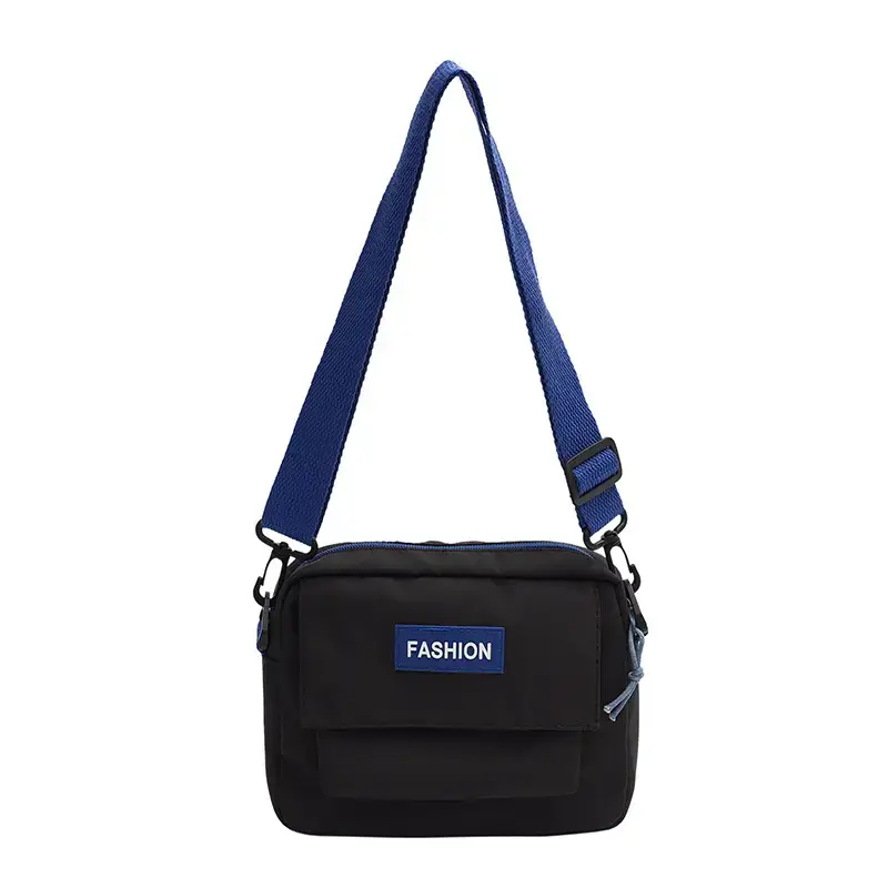 Men's Fashion Messenger Bags Blue Black White