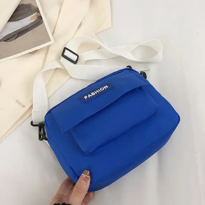 Men's Fashion Messenger Bags Blue Black White