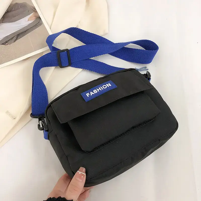 Men's Fashion Messenger Bags Blue Black White