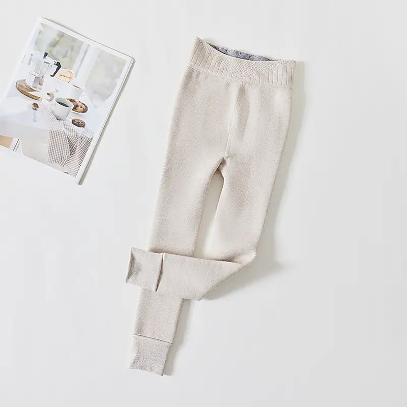 Girls Fleece Leggings Slimming Warm Pants - Image 11
